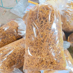 Sợi măng rối xé sợi vàng óng giòn ngọt